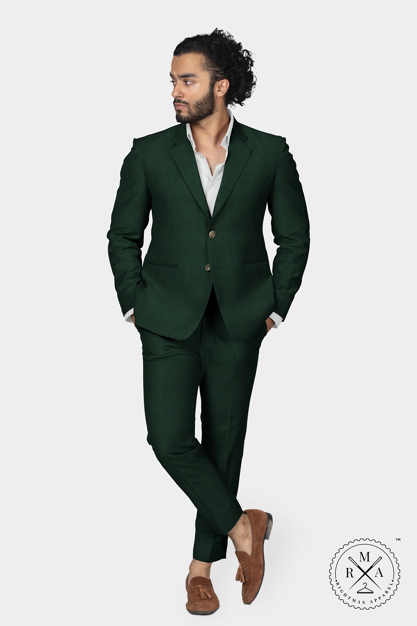 Green Two Piece Suit SU262